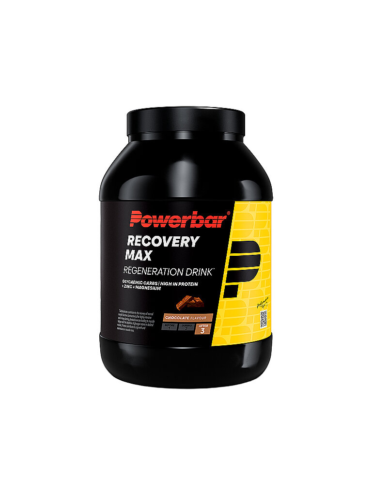POWER BAR Kohlenhydrat-Eiweiß-Getränkepulver Recovery Max Chocolate 1144g bunt